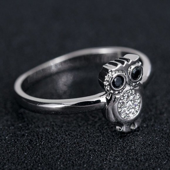 💕   925 Silver Plated 3A CZ Cute Ring for Men Women, FB16FA1042 - Picture 3 of 6